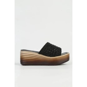 Resim Pierre Cardin PC-54573 Dolgu Topuk Kadın Günlük Terlik 