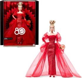 Resim Barbie 80.Yıl Özel Koleksiyon Bebeği - Sarışın JBJ17 