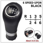 Resim Teltree Mercedes Benz C/e/glk W202/w203/w204 İçin Deri Vites Kol Kapağı - 5/6 Vites, Otomatik/manuel Uyumlu, Siyah/gümüş, Kolay Kurulum 