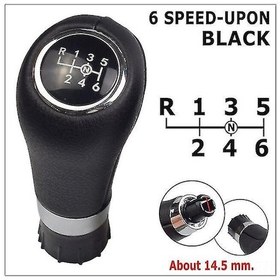 Resim Teltree Mercedes Benz C/e/glk W202/w203/w204 İçin Deri Vites Kol Kapağı - 5/6 Vites, Otomatik/manuel Uyumlu, Siyah/gümüş, Kolay Kurulum 