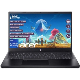 Resim ACER Nitro V15 Anv15-51 I5 13420h 16gb 512gb Ssd Rtx3050-6gb Freedos 15.6'' Fhd Ips Nh.qncey.001 165 