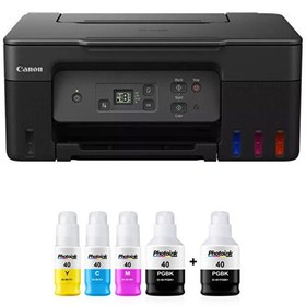 Resim Canon PIXMA G3470 Photoink Mürekkepli Wi-Fi Megatank Yazıcı 