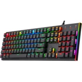 Resim Mk-10 Pro Blue Switch Mekanik Rgb Işıklı Oyuncu Klavyesi 