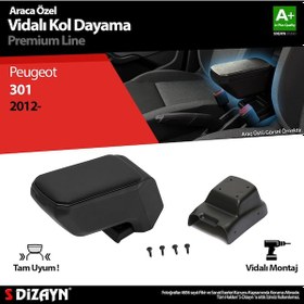 Resim Life Peugeot 301 Abs Vidalı Kol Dayama Kolçak Siyah 2012-2017 A+kalite 