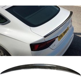 Resim Audi A5 Sedan Parlak Siyah Boyalı Spoyler-spoiler 2008-2015 