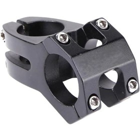 Resim HSGL Bisiklet Siyah Alüminyum Gidon Boğazı 30 Mm 31.8-28.6 Bisiklet Gidon Boğazı Siyah 