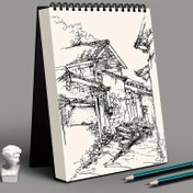 Resim Ters Çevirme Özelliği ile Bir Sketchbook, 30 Ayrı Sayfa, Çizim ve Karalama için Çok Yönlü, 14 Yaş ve Üzeri İçin Uygun, Çeşitli Boyutlarda Mevcut. 