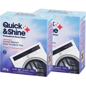 Resim Quick& Shine Çamaşır Makinası Kazan Temizleme (2 Adet) 