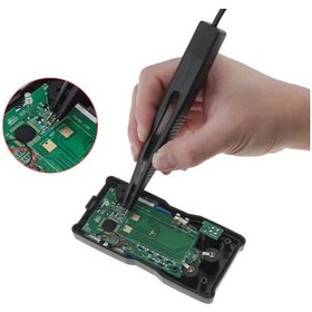 Resim Koodmax Smd Direnç Kapasite Bobin Diyot Multimetre Avometre Test Prob Cımbız 