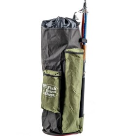 Resim Euro Final Euro Fish Kamış Çantası Boru Tipi Haki-Siyah 80 cm Uzunlukta Dirençli Malzeme ile Taşıma Çantası 