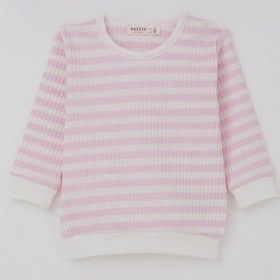Resim Breeze Kız Bebek Pijama Takımı Omuzdan Patlı Kendinden Desenli 4 Ay-1 Yaş, Pembe 