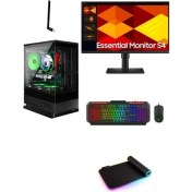 Resim Ramtech RMT0904 Ryzen 7 5700X / 16GB Ram / 500GB M2 / Rtx 4060 8gb 24' 100Hz Pivot Monitör Gaming Bilgisayar 