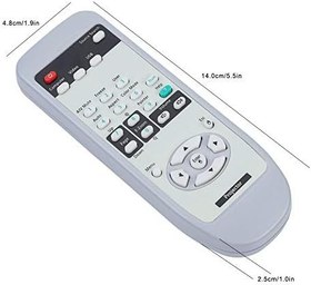 Resim Evrensel Projektör Uzaktan Kumanda Sağlam Yüksek Kaliteli Yedek EMP-7800 EMP-7850 EMP-7900 EMP-7950 Ev Ofis Için Uygun 