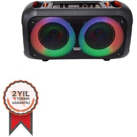 Resim Torima Bluetooth Hoparlör Mikrofonlu USB TF FM Destekli BTS-1709 Siyah 