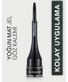 Resim Flormar Özel Fırça Başlıklı Yoğun Pigmentli Mat Jel Eyeliner (YEŞİL) - Gel Eyeliner - 004 - 8690604591909 