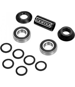 Resim MERİT Animal 19MM Mid Kadro Göbeği Seti (Siyah) 