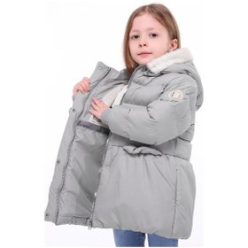Resim Kız Bebek Çocuk Mont 51284-gri Gri 