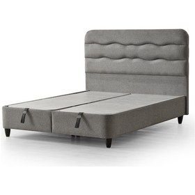 Resim Cennet Yatak Fokus Model Tek Kişilik Baza Başlık Seti Sade Çizgilerle Akıllı Tasarım 2'li Set 120 x 200 