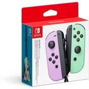 Resim Nintendo Switch Joycon Pastel Purple Green Mor Yeşil Pastel 