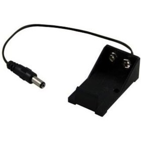 Resim Rfkumanda 9V Pil Tutucu 2.1Mm Jaklı 