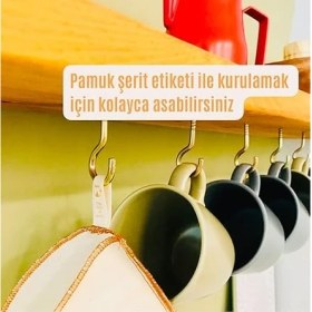 Resim Adet) V-60 ile Uyumlu Yıkanabilir, Kumaş, Organik Kahve Filtresi, AĞARTILMAMIŞ%100 Ham Pamuk - Ekolojik Filtre V-1 