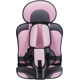 Resim Tongxida Araba Taşınabilir Çocuk Koltuğu, Pembe+gri, 54x36x25cm 