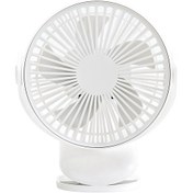 Resim Vkemall "720 Dönebilen 4 Hızlı Usb Şarjlı Taşınabilir Mini Masa Vantilatörü - 4000mah Sessiz" 