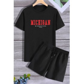 Resim Trendypassion Michigan Şort T-Shirt Eşofman Takımı 