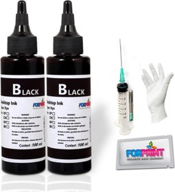 Resim Forprint Canon Tanklı Yazıcılar Için Uyumlu Dolum Seti 2X100 Ml 