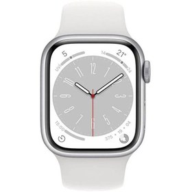 Resim Apple Watch Series 8 GPS 41 mm Silver Aluminium - Alüminyum Gümüş MP6K3TU/A 