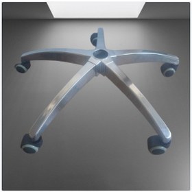 Resim Sandofis Star Krom Ayak+gri Sessiz Teker 