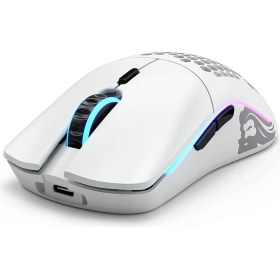 Resim Glorious Model O Kablosuz Mat Beyaz RGB Oyuncu Mouse GLO-MS-OW-MW 