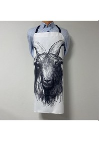 Resim Paredora Keçi Mutfak Önlüğü 