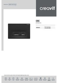 Resim Creavit Ore Mat Siyah Boyalı Kumanda Paneli Siyah 