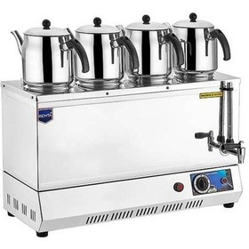 Resim Rem.ep04 85 Model Dört Demlikli Elektrikli Pleytsiz Çay Ocağı - Kahveci Takımı 43 Lt 3000 W 