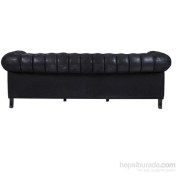 Resim Black Nubuk Chesterfield 