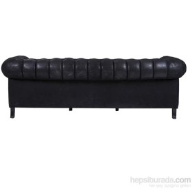 Resim Black Nubuk Chesterfield 