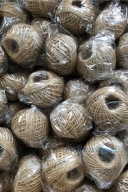 Resim Hasır Ipi, Çuval Ipi, Kırnap Ipi, Jüt Ip 100 Gram, 100 Metre, 1 Adet - ADET 