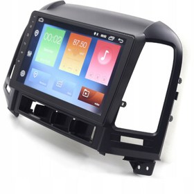 Resim Blueway Hyundai Santa Fe Araç Multimedya Android Ekran Carplay Double Teyp 4+64 9" 06-11 Black 