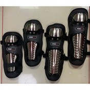 Resim Toprock Motosiklet Dizlik Ve Dirseklik Titanyum Model Delikli 