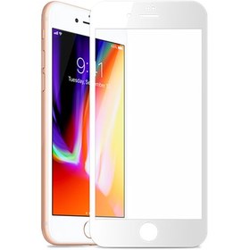 Resim Buff iPhone 7 Plus/8 Plus 5D Cam Ekran Koruyucu Siyah 