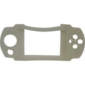 Resim YUES PSP 2000/3000 Uyumlu Silikon Koruyucu Kılıf – Beyaz | Kaymaz, Darbe Emici, Esnek 