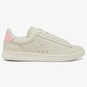 Resim Lacoste Carnaby Set Leather Womens Sneaker Hakiki Deri Kadın Günlük Spor Ayakkabı Krem 