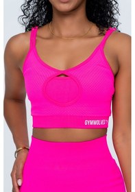 Resim Gymwolves Dikişsiz Spor Sütyeni Fuşya Seamles Bras -fuşya Fuşya 