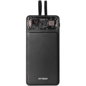 Resim Hytech H120 10000mAh QC3.0 PD20W LCD Şeffaf 18W Siyah Taşınabilir Powerbank 