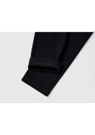 Resim United Colors Of Benetton Benetton Kız Çocuk Benetton İşlemeli Tayt Siyah 