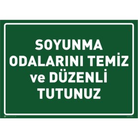 Resim Soyunma Odalarını Temiz Kullan 