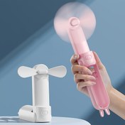 Resim Elde Taşınabilir Karikatür USB Küçük Fan Mini Öğrenci Hediyesi Masaüstü Üzerine Yerleştirilebilir 