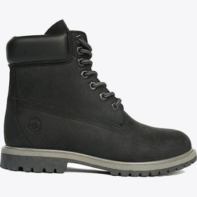 Resim Hammer Jack Hakiki Deri Nubuk Siyah Kadın Bot & Bootie 1101-g Siyah 