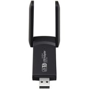 Resim instatech 1300 Mbps Dual Band Usb 3.0 Adaptör Kablosuz Wifi Alıcı 2.4ghz 5ghz New Free Windows 7/8/10/11 